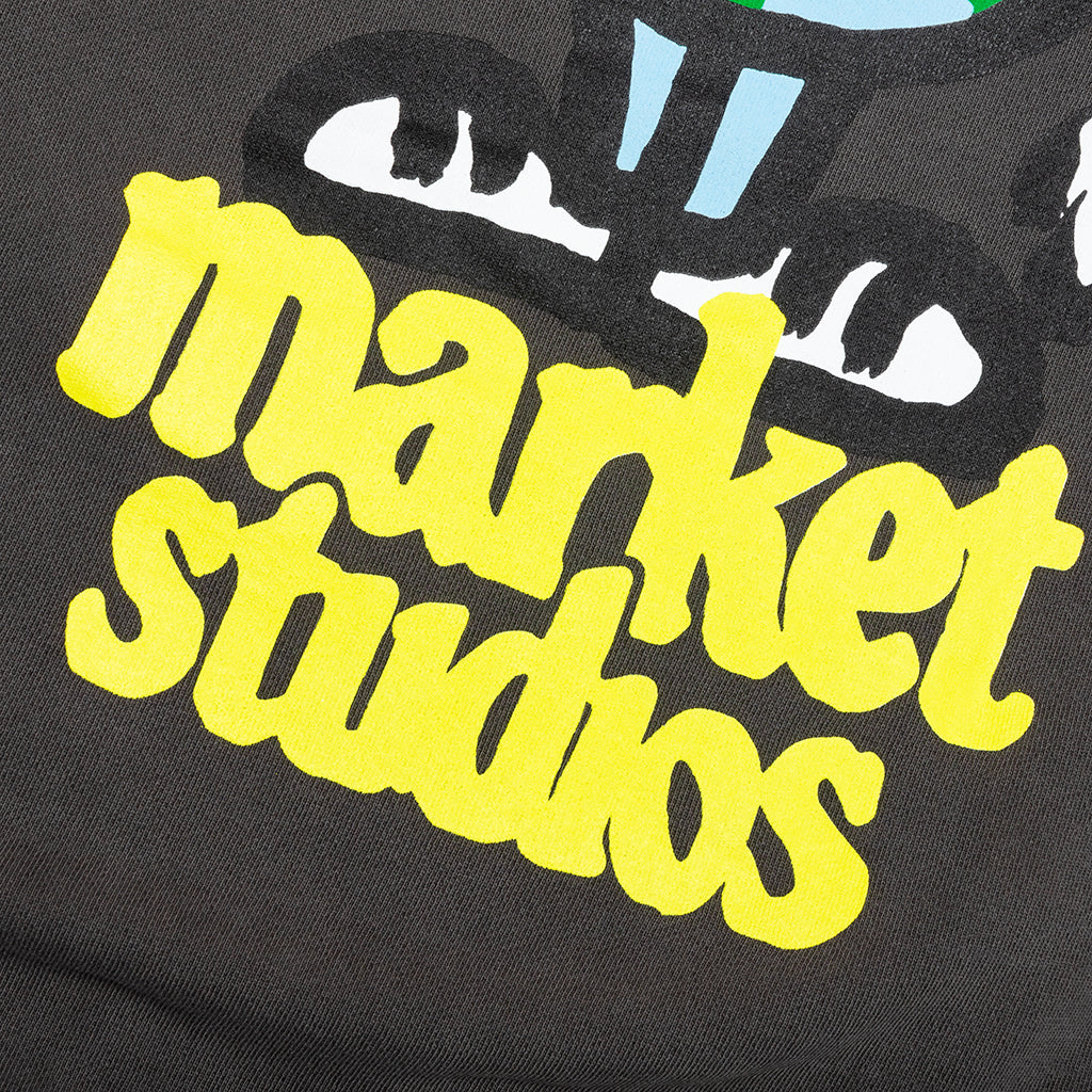 World Peace Hoodie - Washed Black