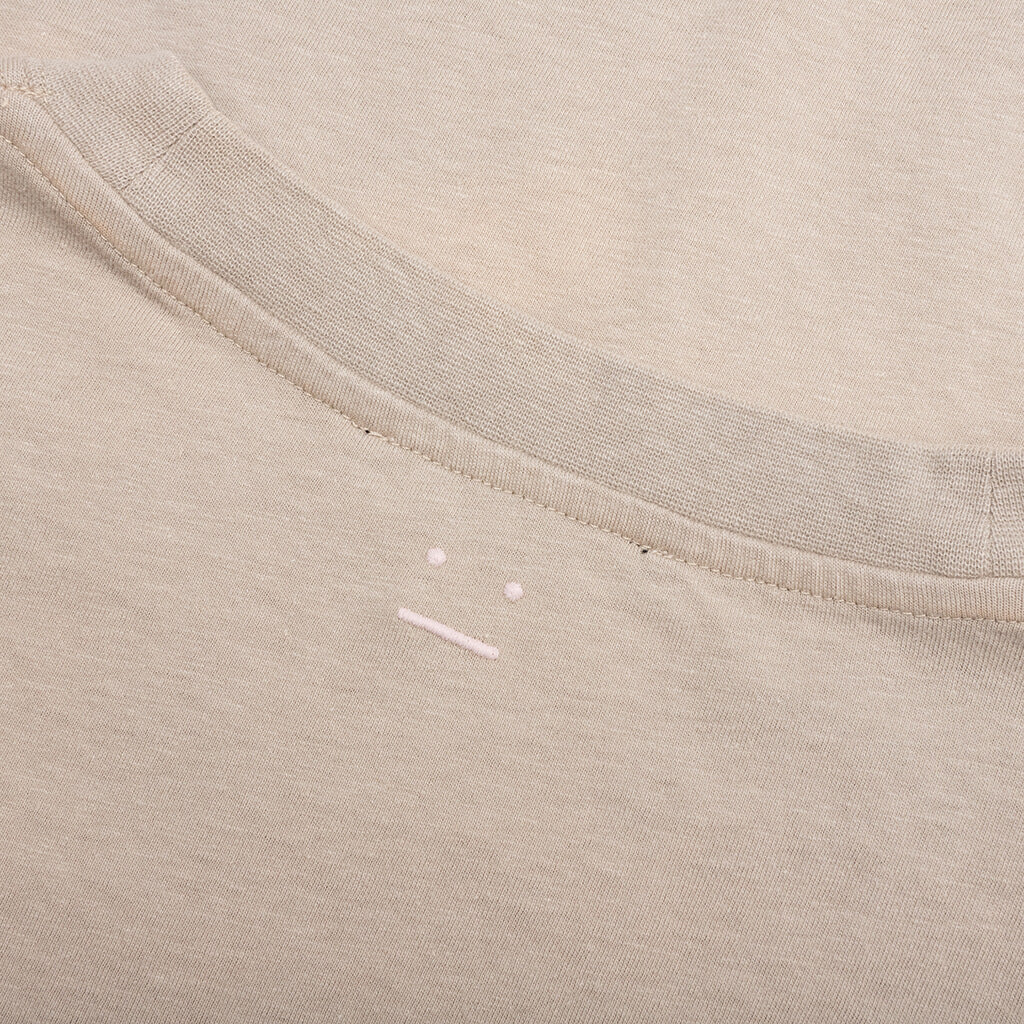 Crew Neck T-Shirt - Mushroom Beige