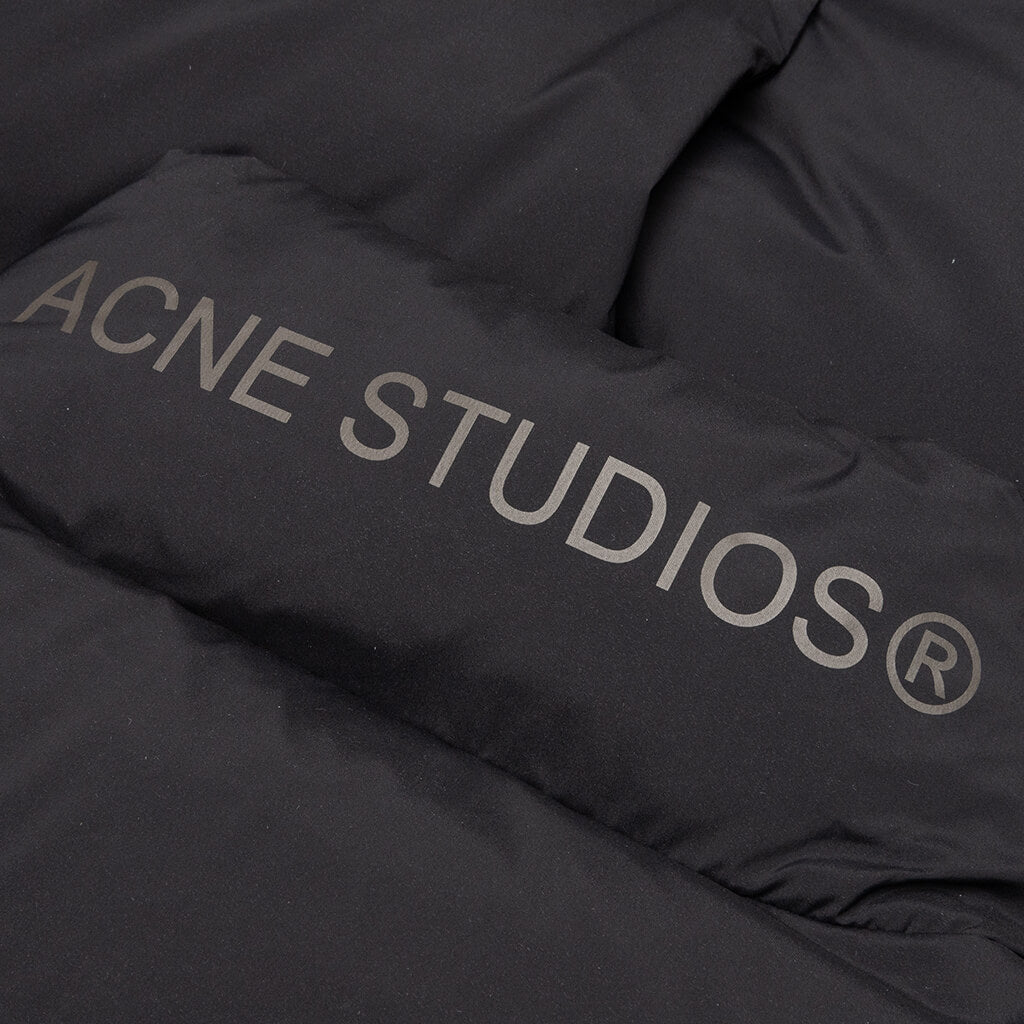 Long Down Coat - Black
