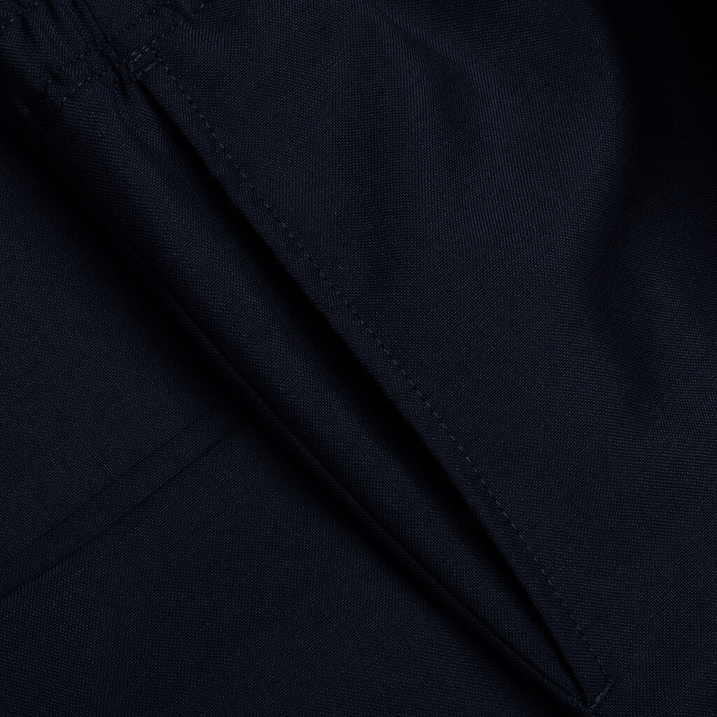Mohair-Blend Trousers - Navy