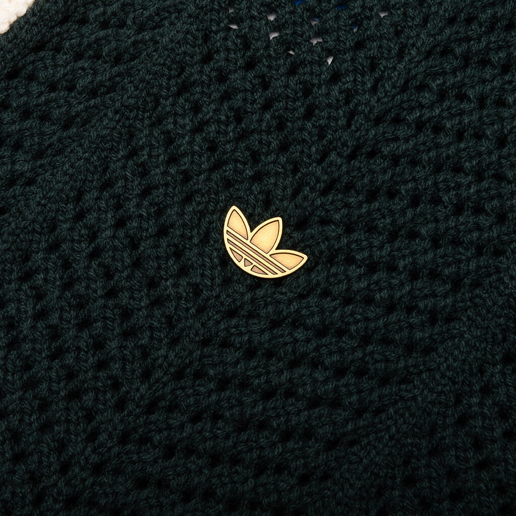 Adidas Originals x CLOT Knit Polo by Edison Chen - Green Night