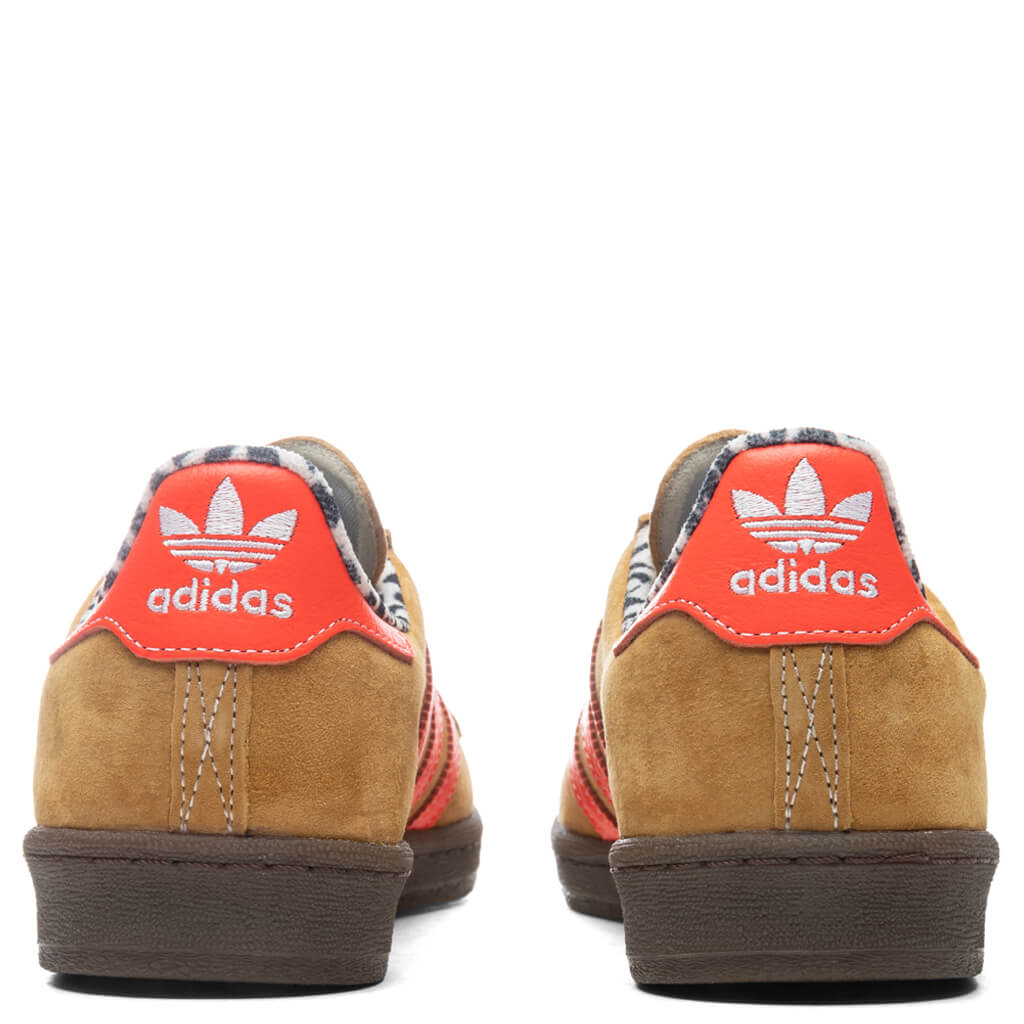 Adidas Originals x X-Large Campus 80 - Mesa/Solar Red/Gum