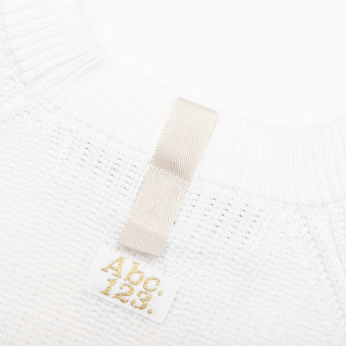 Ribbed Crewneck - Selenite White