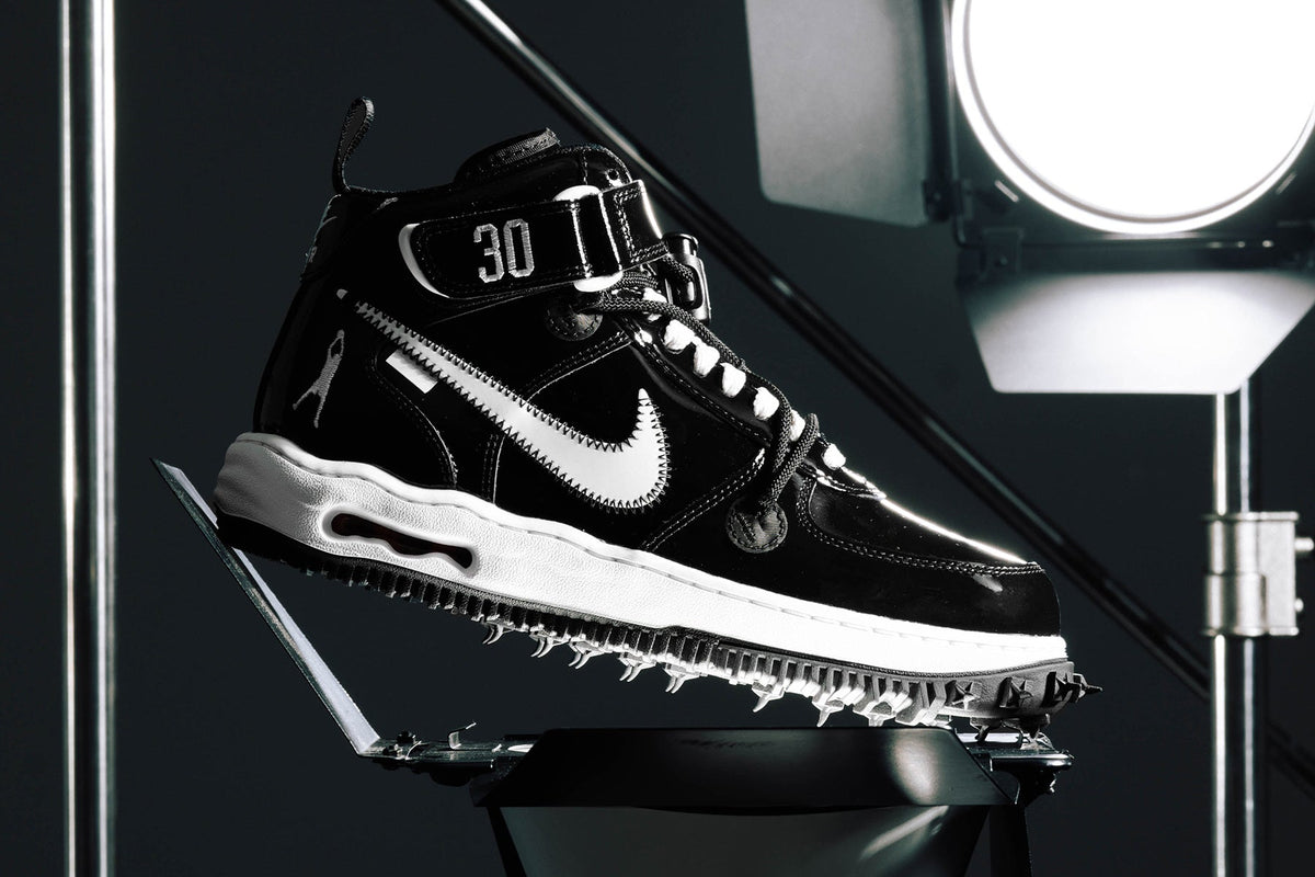 Air Force 1 Mid x Off-White 'Sheed' - Black/White