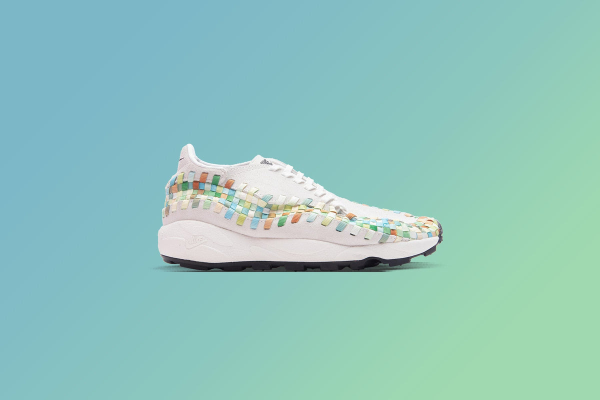 Women's Air Footscape Woven - Summit White/Black/Multi-Color