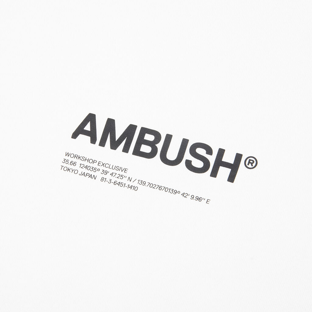Fleece Workshop Crewneck - Tofu/Black