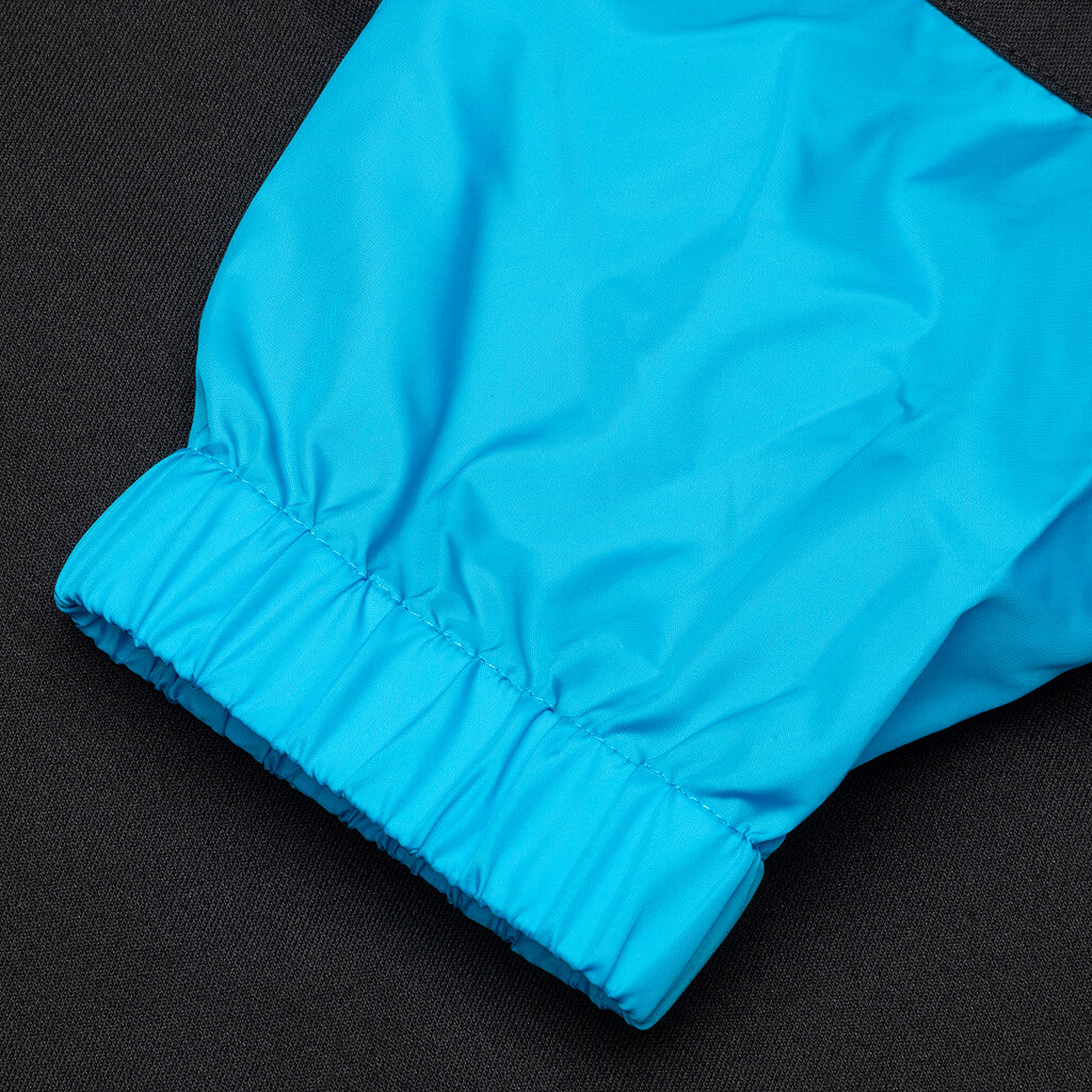 Hybrid Coach Jacket - Black/Light Blue