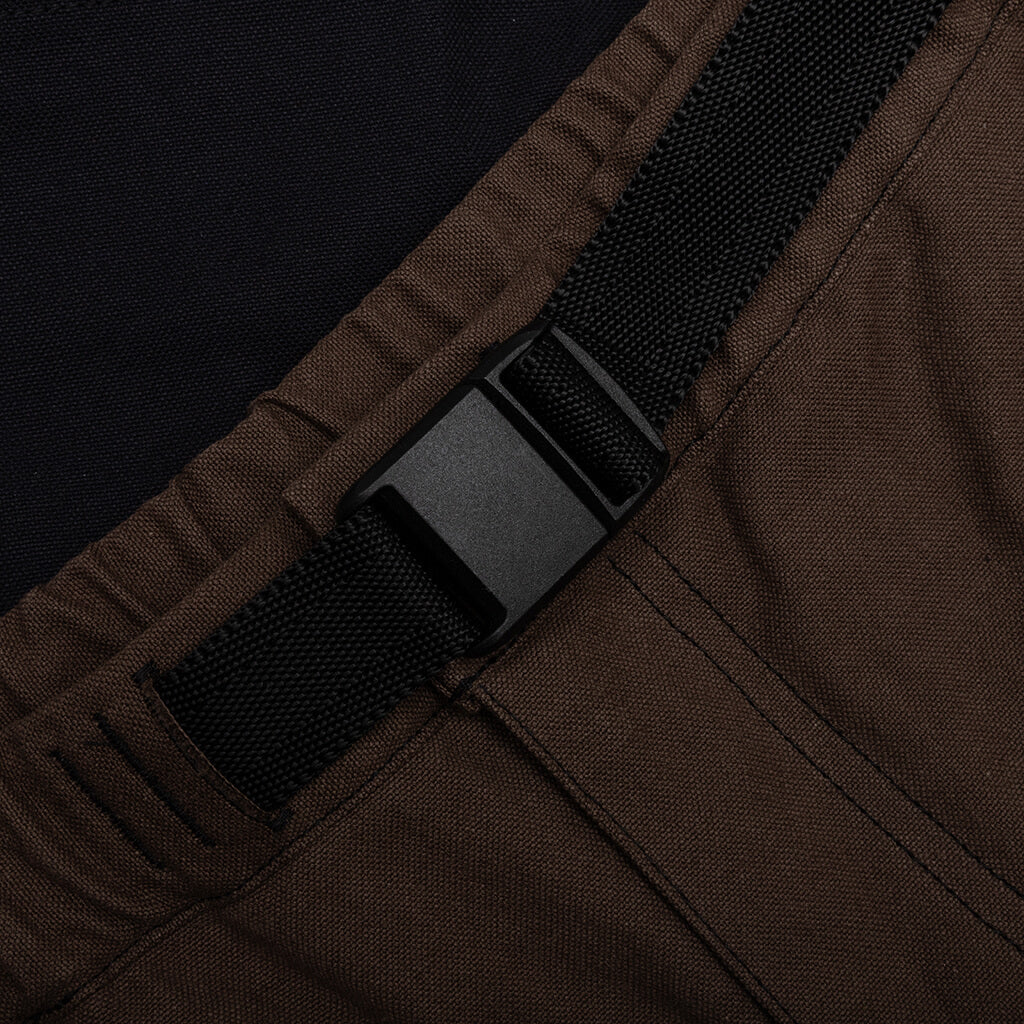Panelled Cargo Shorts - Brown