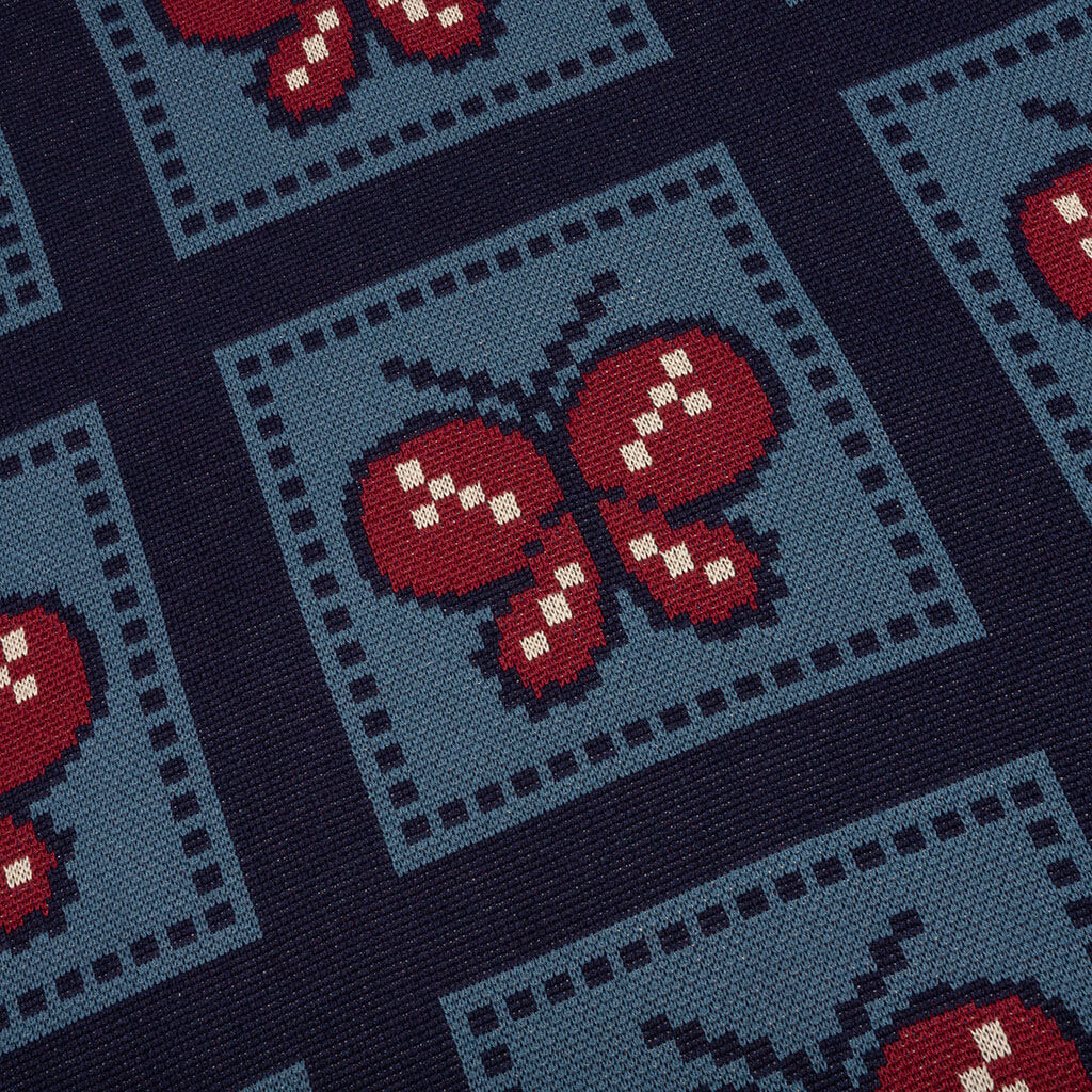 Awake Butterfly Sweater Vest - Blue/Red