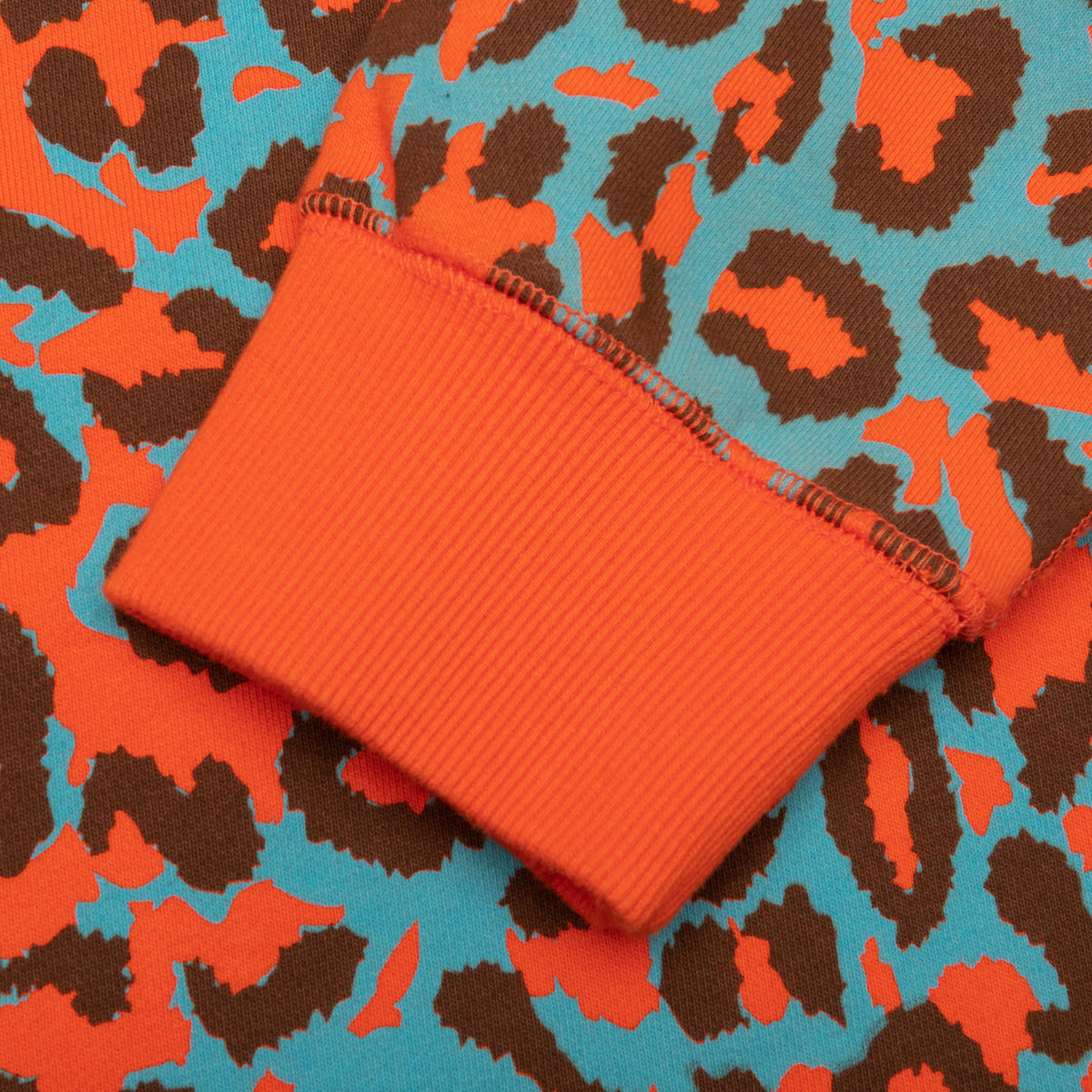 Awake Block Logo Hoodie - Printed Leopard