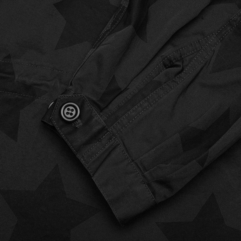 Awake Star Printed Anorak - Charcoal/Black