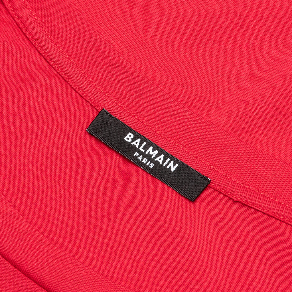 Printed T-Shirt - Rouge/Noir