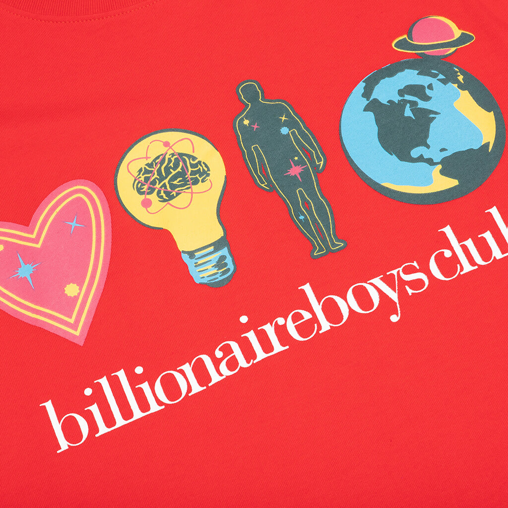 BB H.M.B.E S/S Tee - Lollipop Red