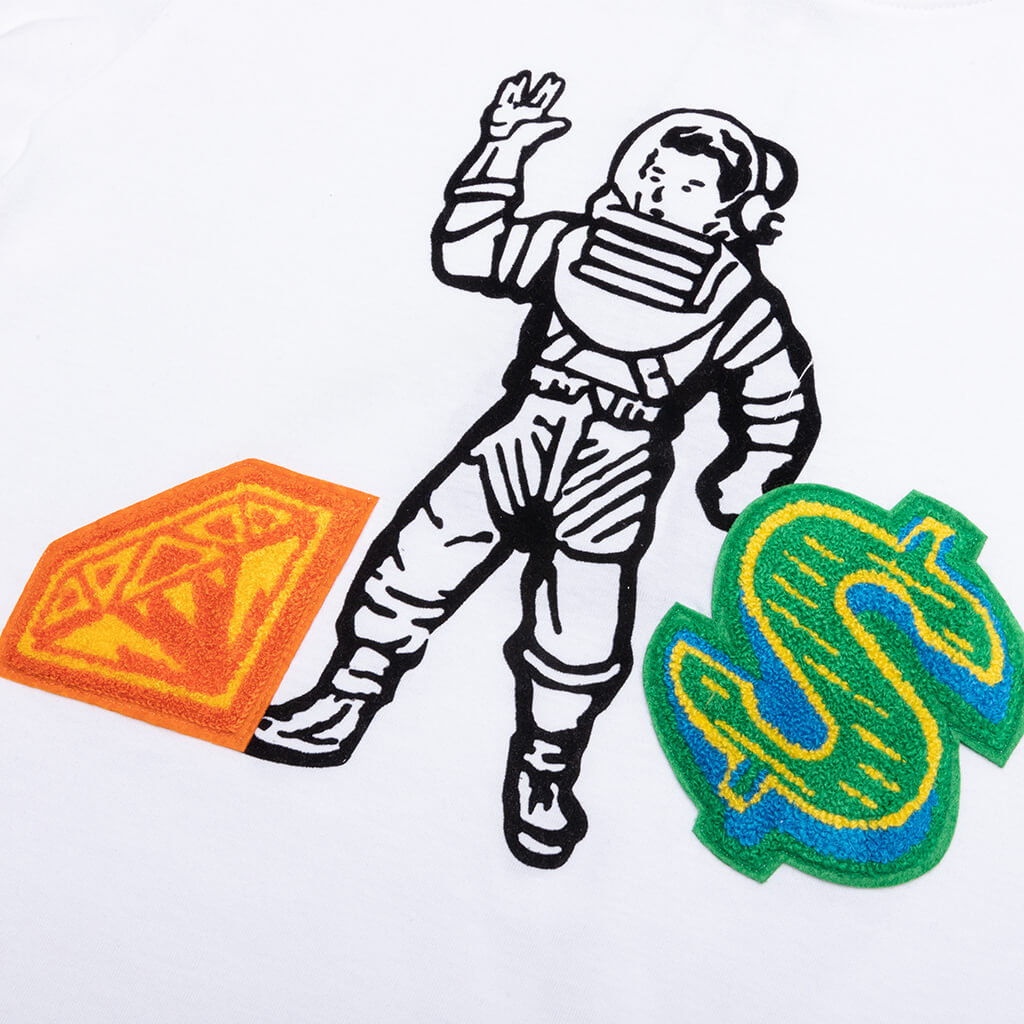 Kids BB Billio Astro S/S Knit - White