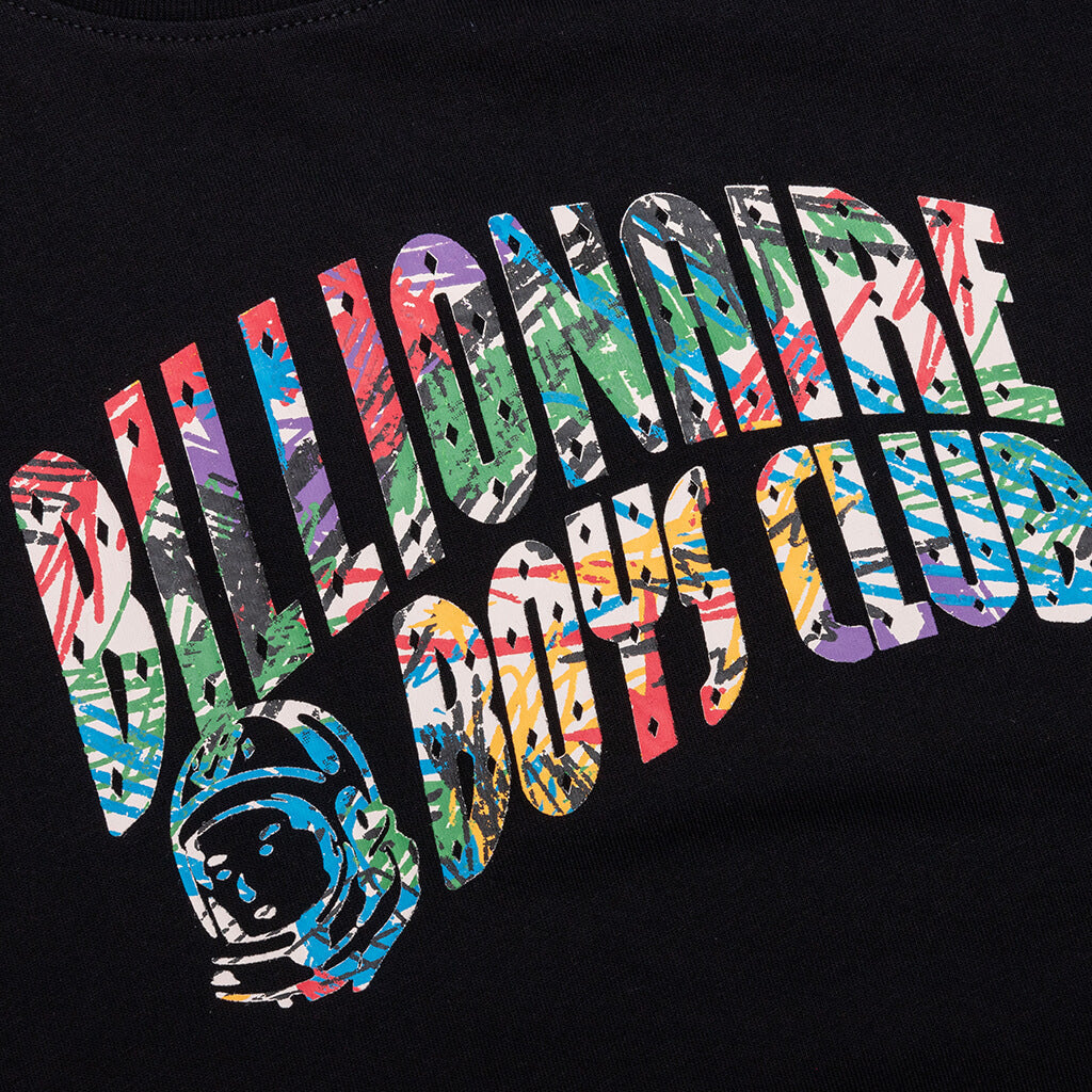 Kids Crayon S/S Tee - Black