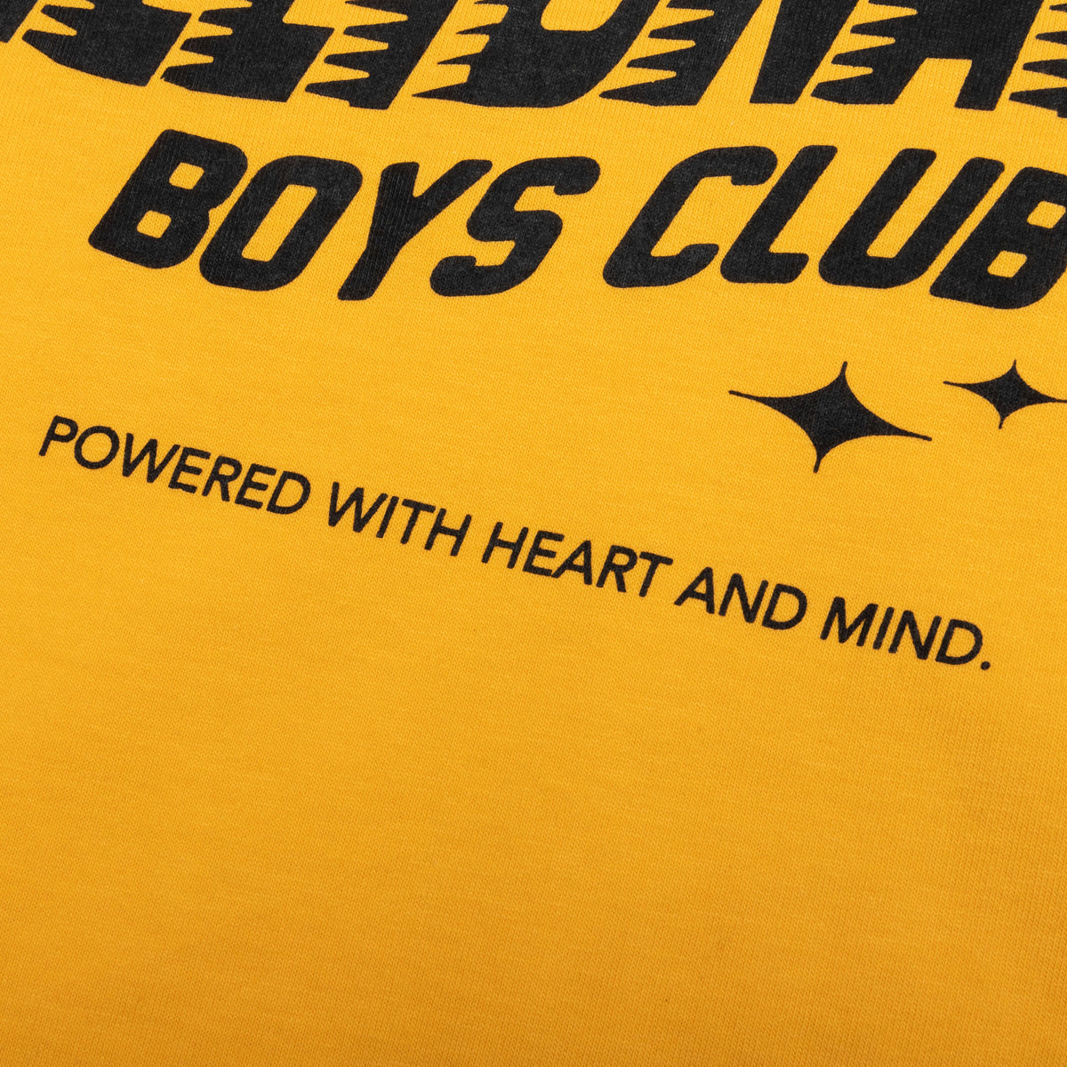 Power S/S Tee - Amber Yellow
