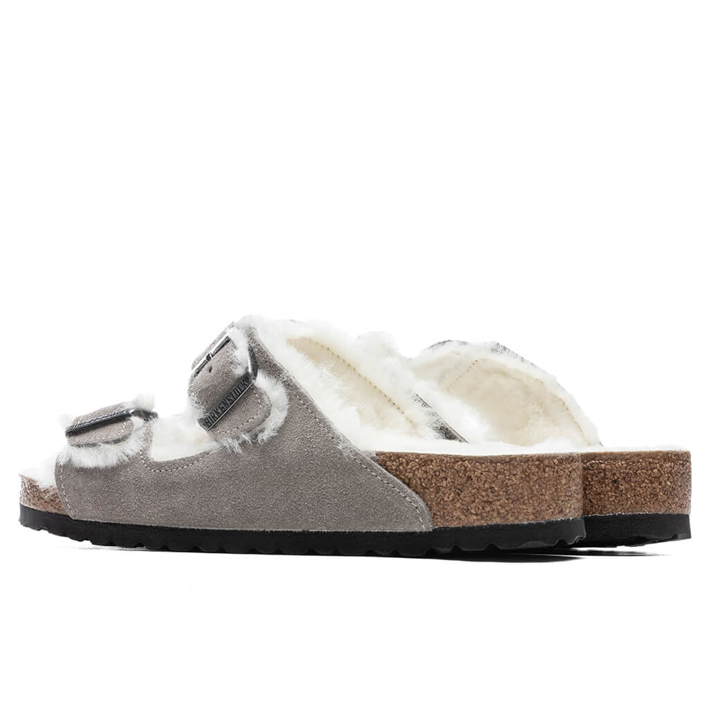 Wide Arizona Shearling - Stone Coin