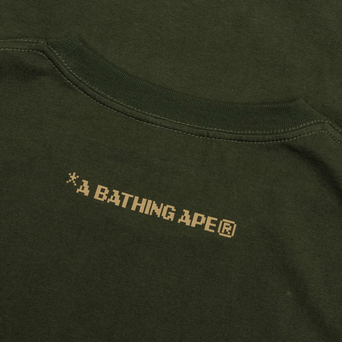 Bitmap Logo Tee - Olive Drab