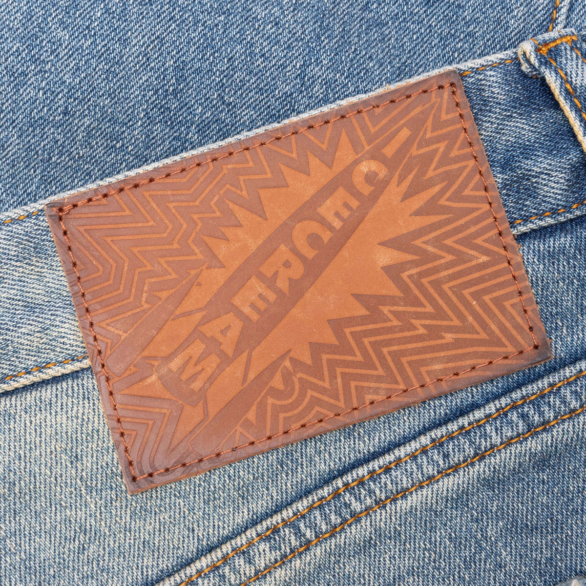 Blue Patch Chocolate Fit Jeans - Gelatto