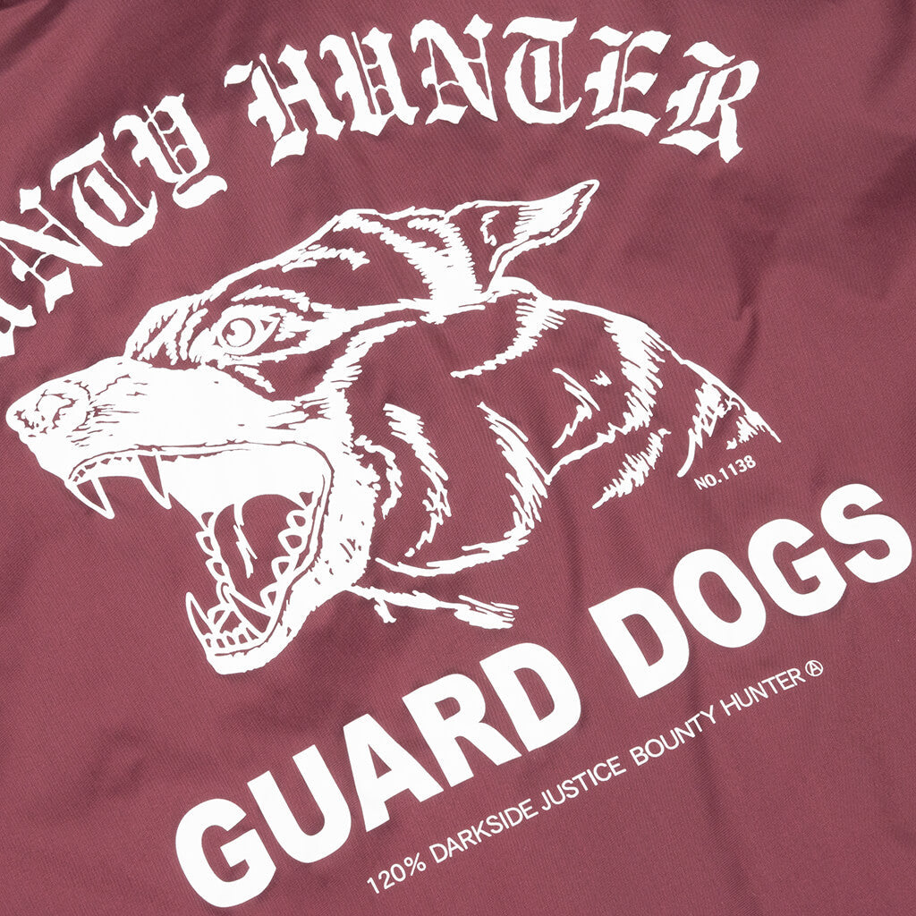 Guard Dogs Coach Jacket - Burgundy