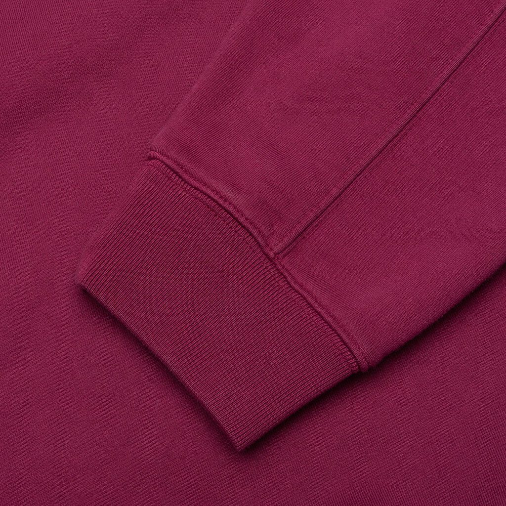 Collegiate Zip Up Hoodie - Maroon