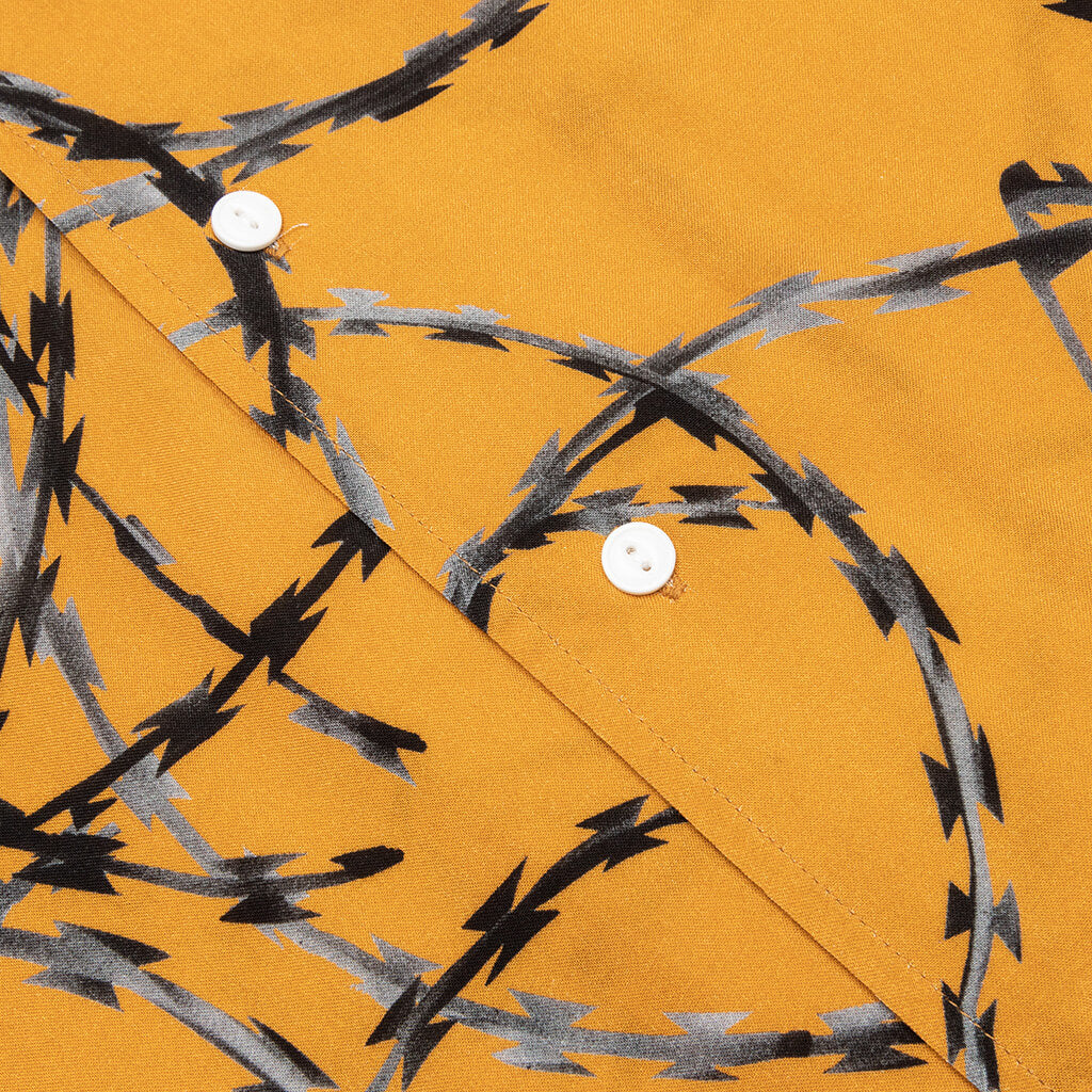 Razorwire Rayon Shirt - Orange