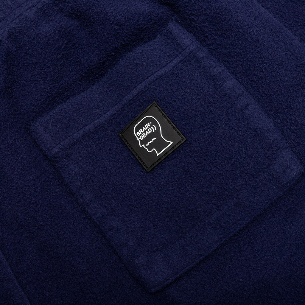 Slime Reverse Fleece Sweatpant - Navy