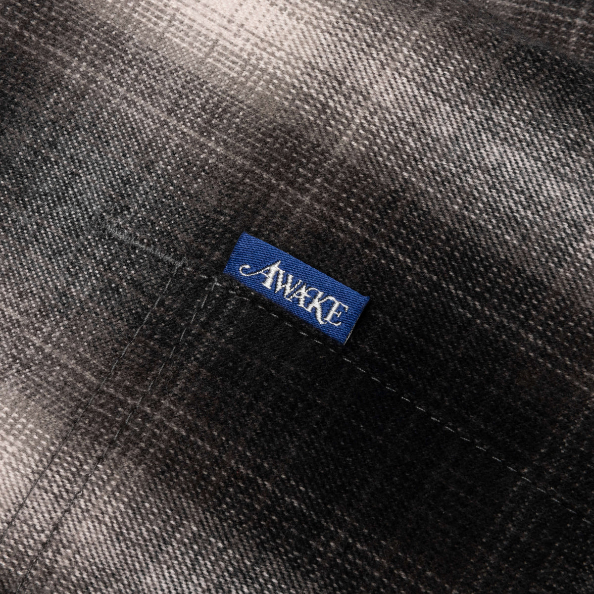 Brushed Flannel Shirt Jacket - Green Multi