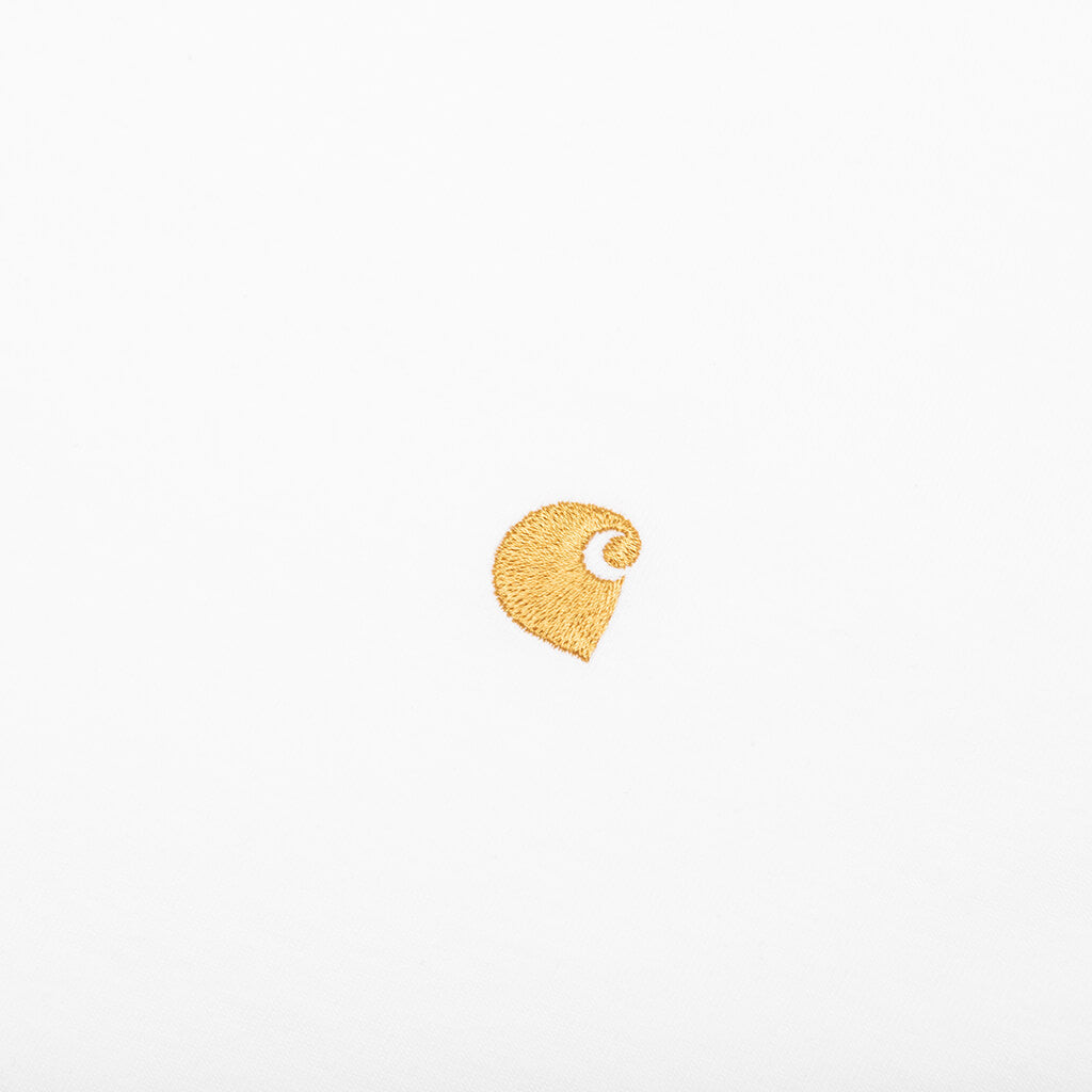 Chase S/S T-Shirt - White/Gold