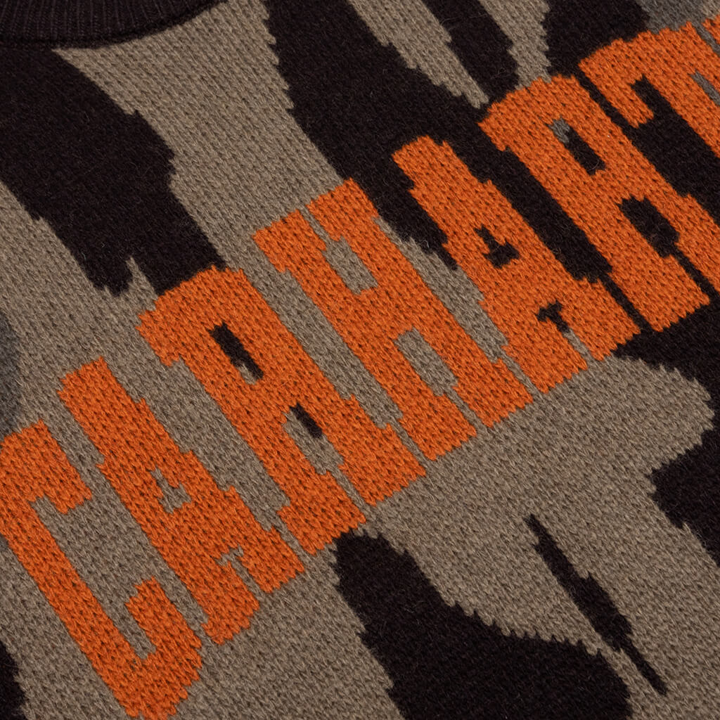 University Script Sweater - Camo Unite/Copperton
