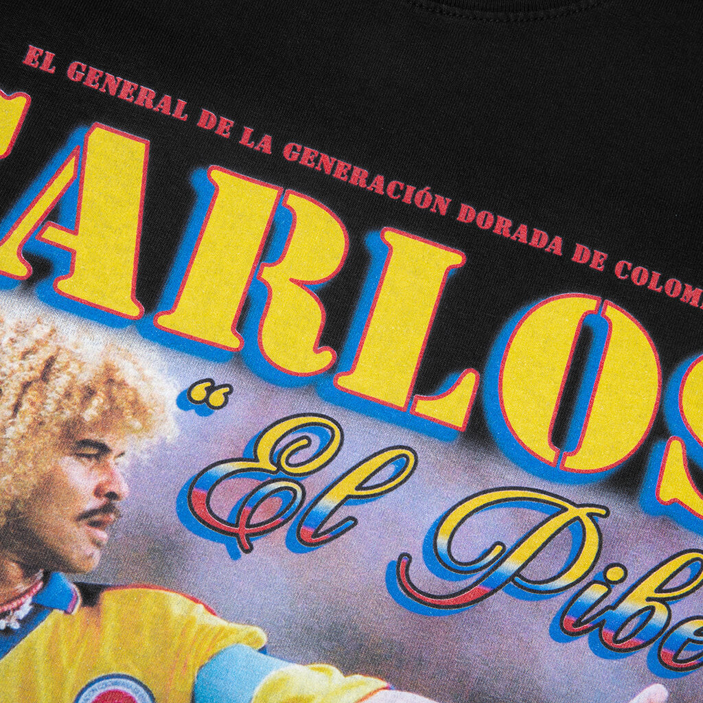 Carlos Valderama Tee - Black