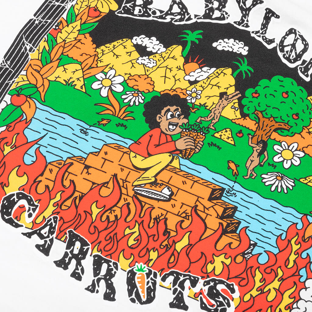 Carrots by Anwar Carrots x Babylon River Tee - White