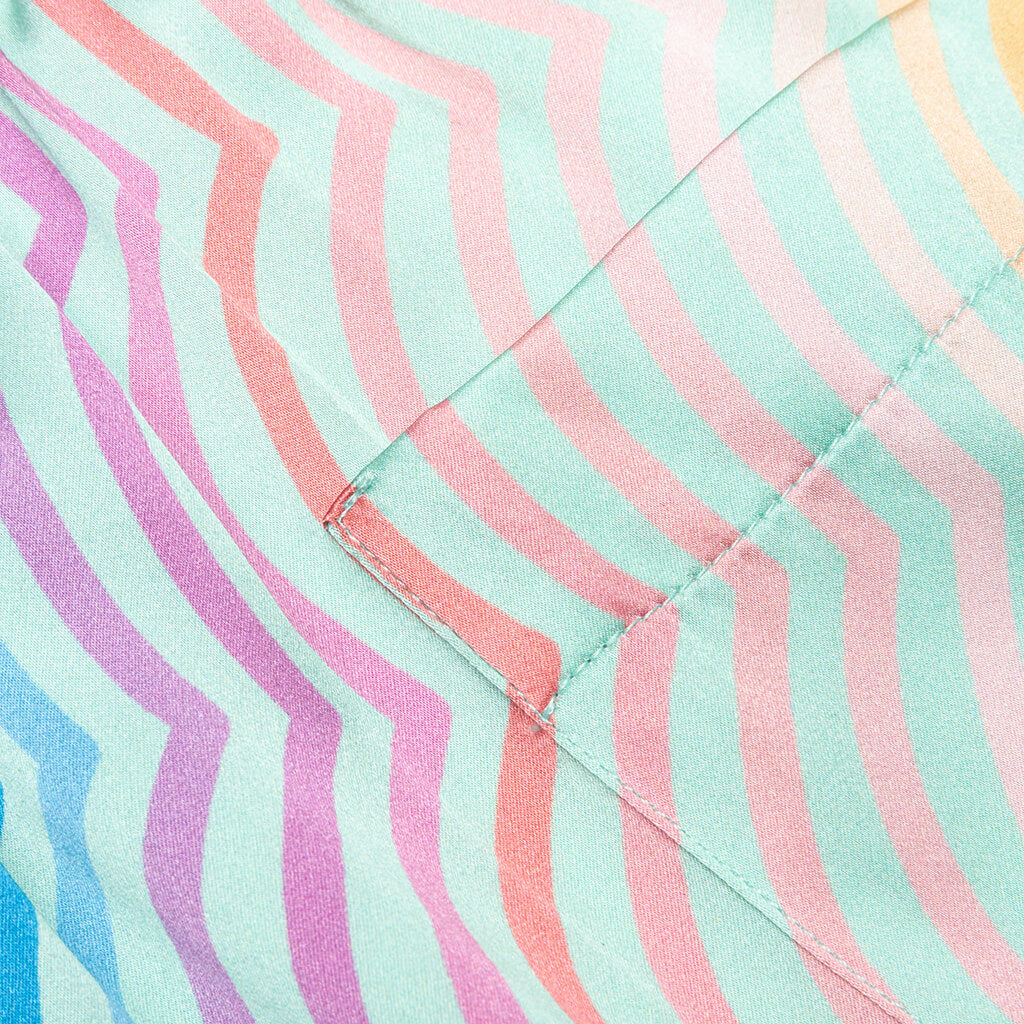 Masao San Silk Shorts w/ Drawstrings - Multi