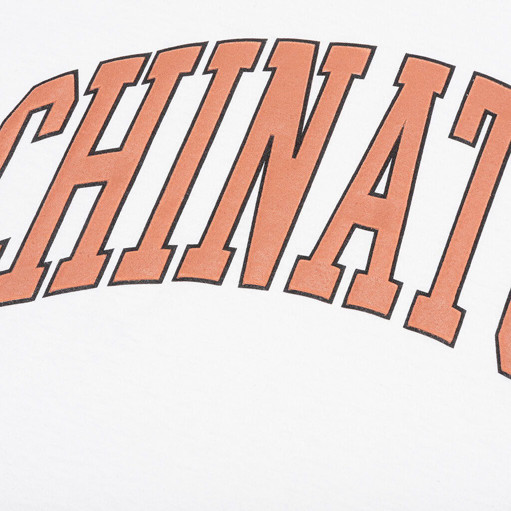 Chinatown Chinatown Peach Puff Arc T-Shirt - White