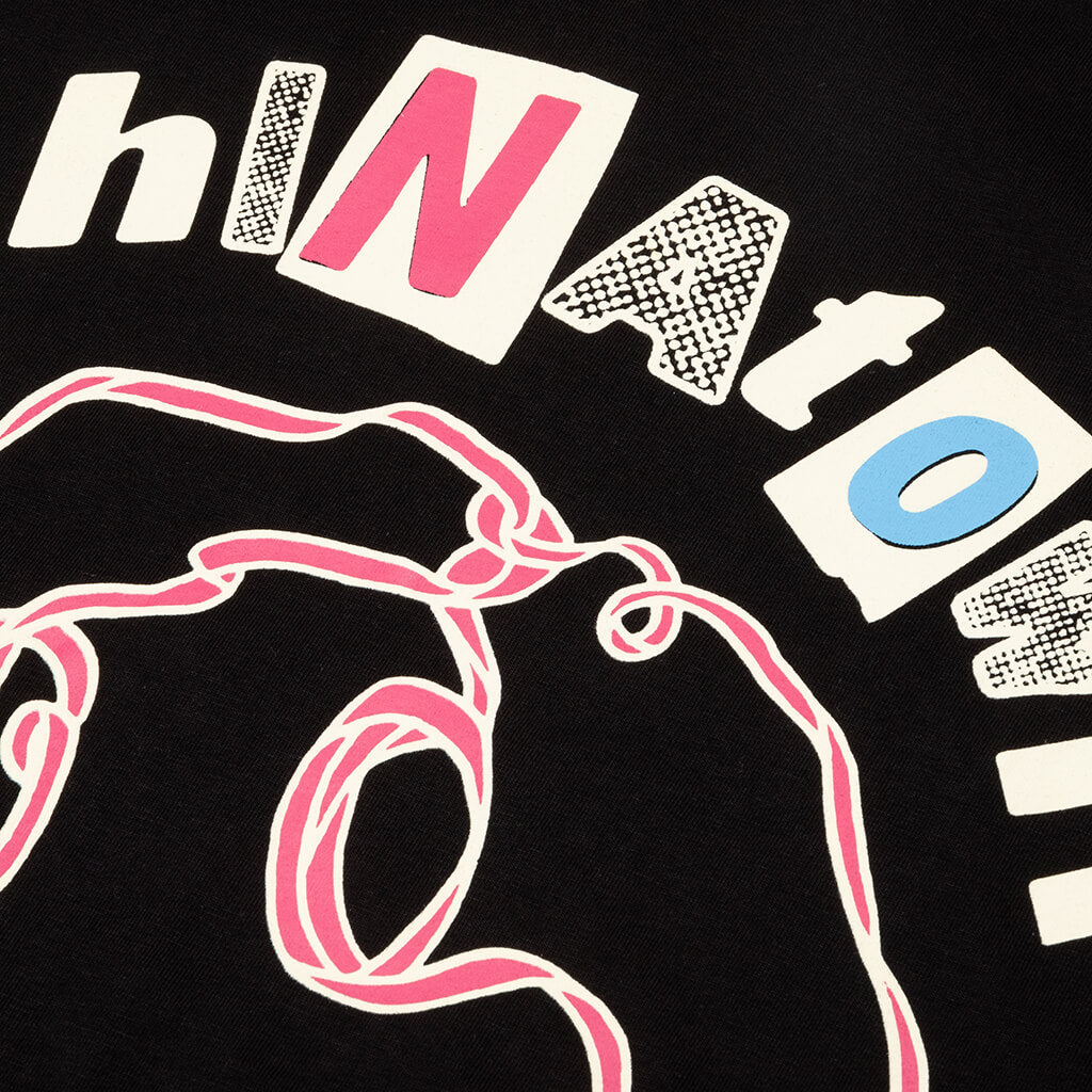 Chinatown Smiley Tape Player T-Shirt - Black