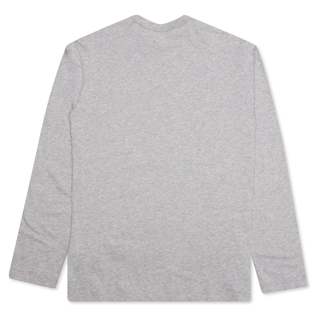 Comme Des Garcons SHIRT L/S Logo Tee - Grey