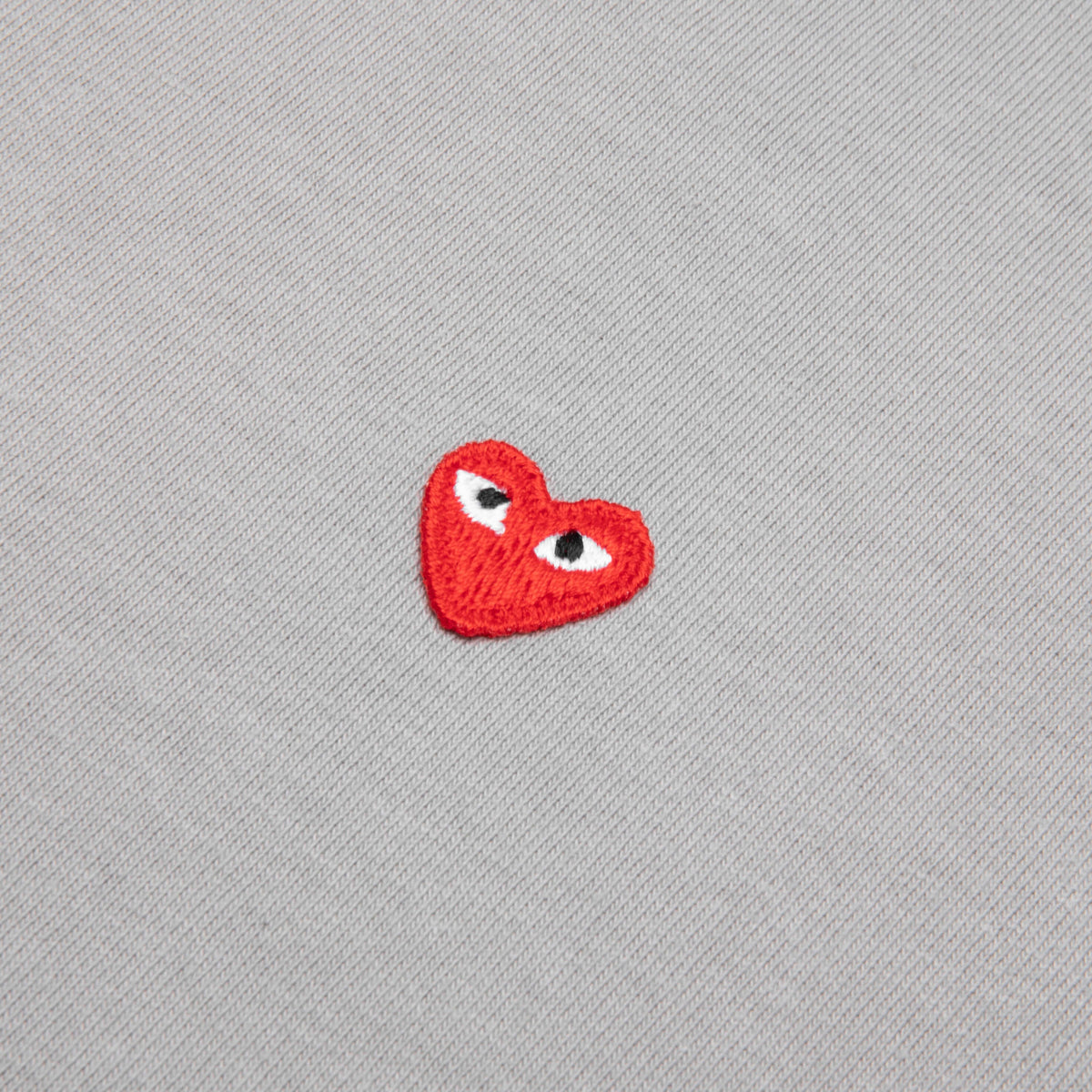 Small Red Heart T-Shirt - Grey