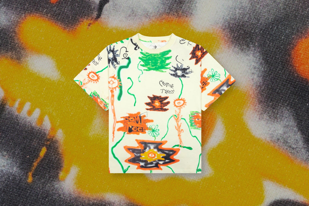 Converse x Come Tees Triangle Floral T-Shirt - Multi