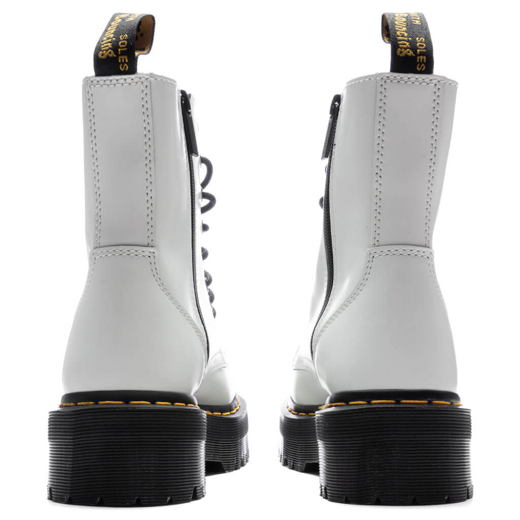 Women's Air Wair Jadon Polished Smooth Boot - White