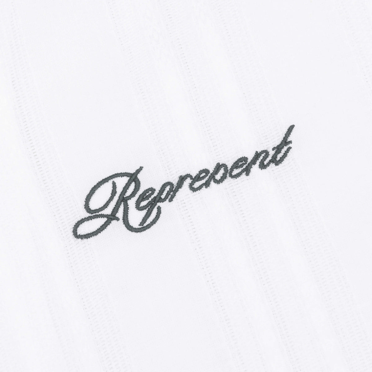 Embroidered Bowling Shirt - Antique White