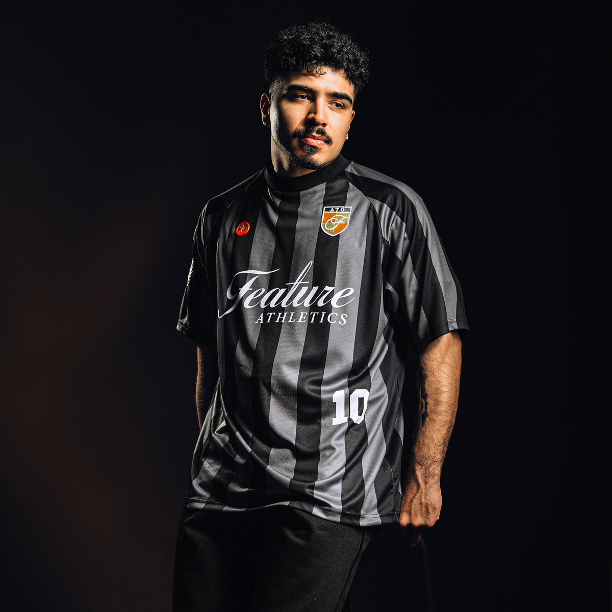 Pele Futbol Jersey - Black
