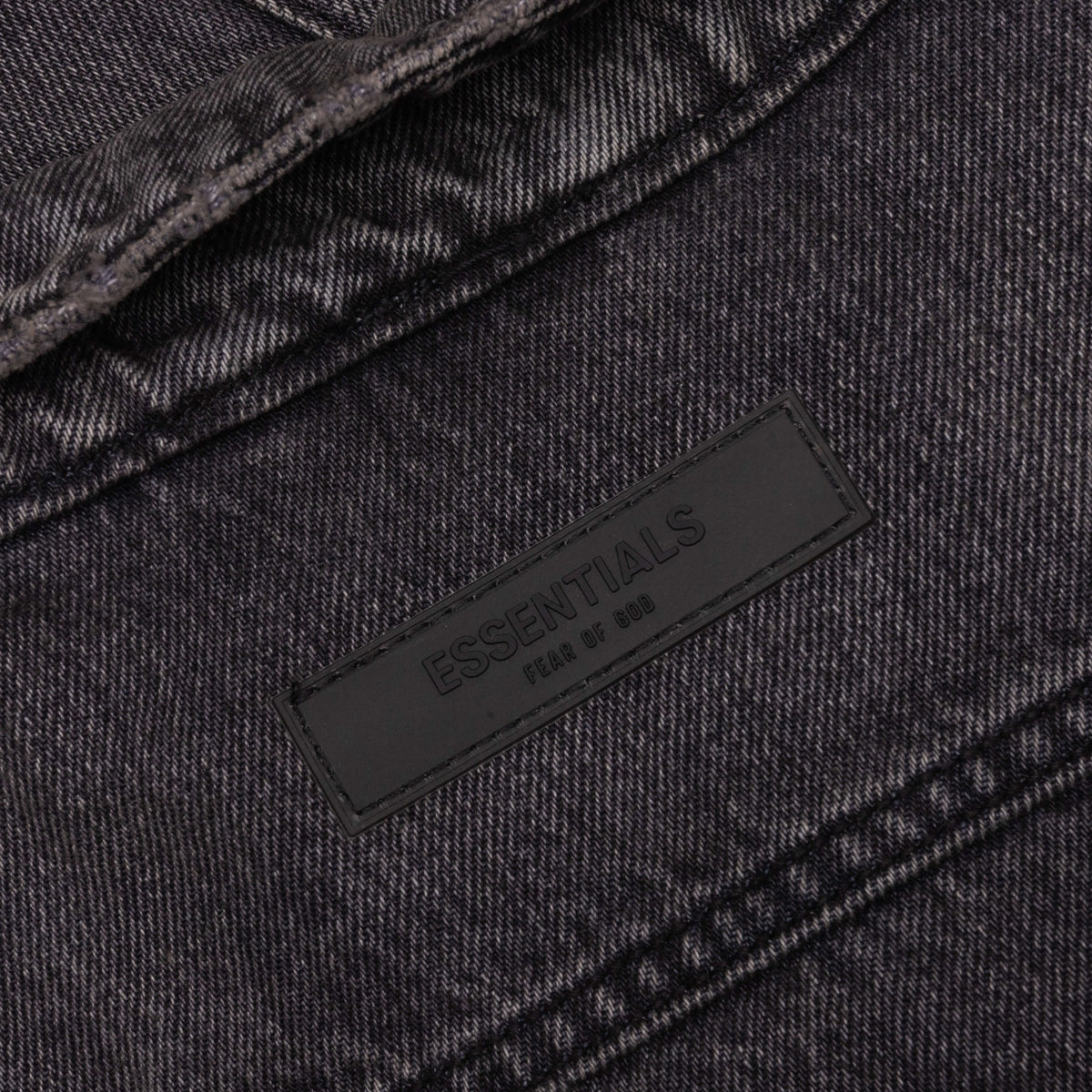 Essentials Kid's Denim Jacket -Black