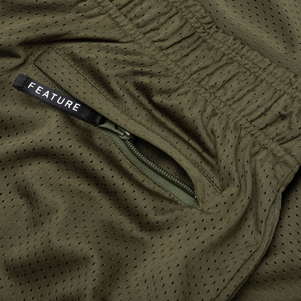 West Mesh Shorts - Olive