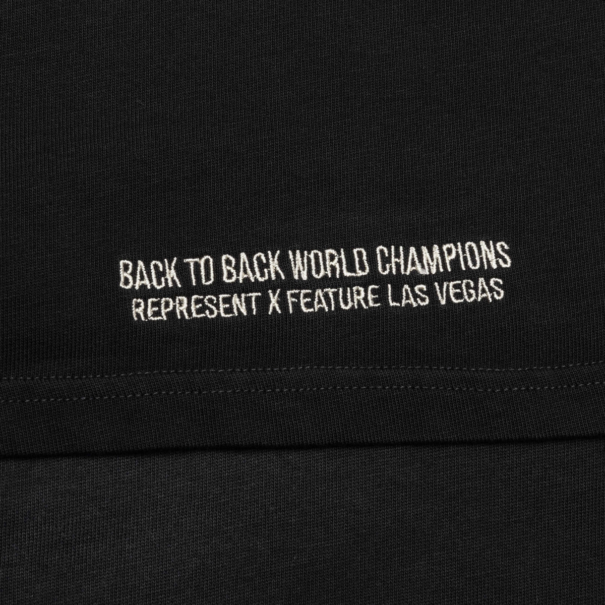 Feature x Represent Head 2 Head T-Shirt - Stained Black