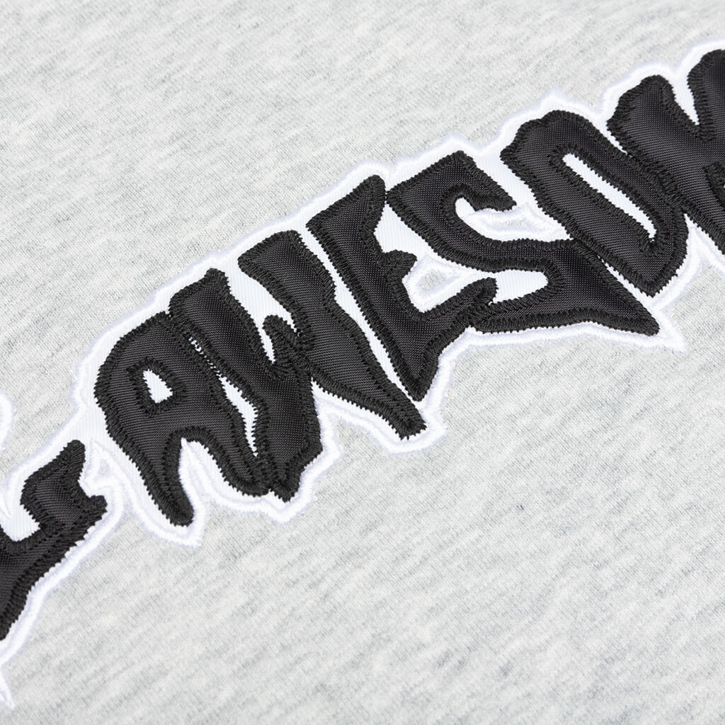 FA Quarter Zip Pullover - Heather Grey