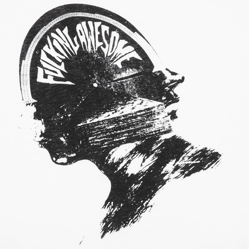 Helmet Head Tee - White