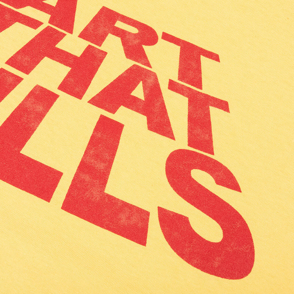 Art That Kills Stack Logo Tee - Yellow