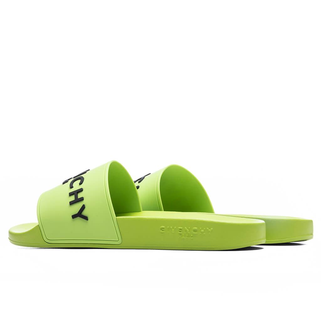 Slide Sandals - Citrus Green