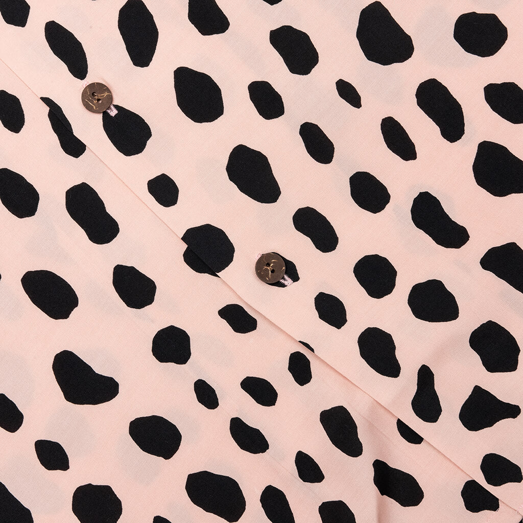 Hawaiian S/S Shirt Type-2 - Pink/Black