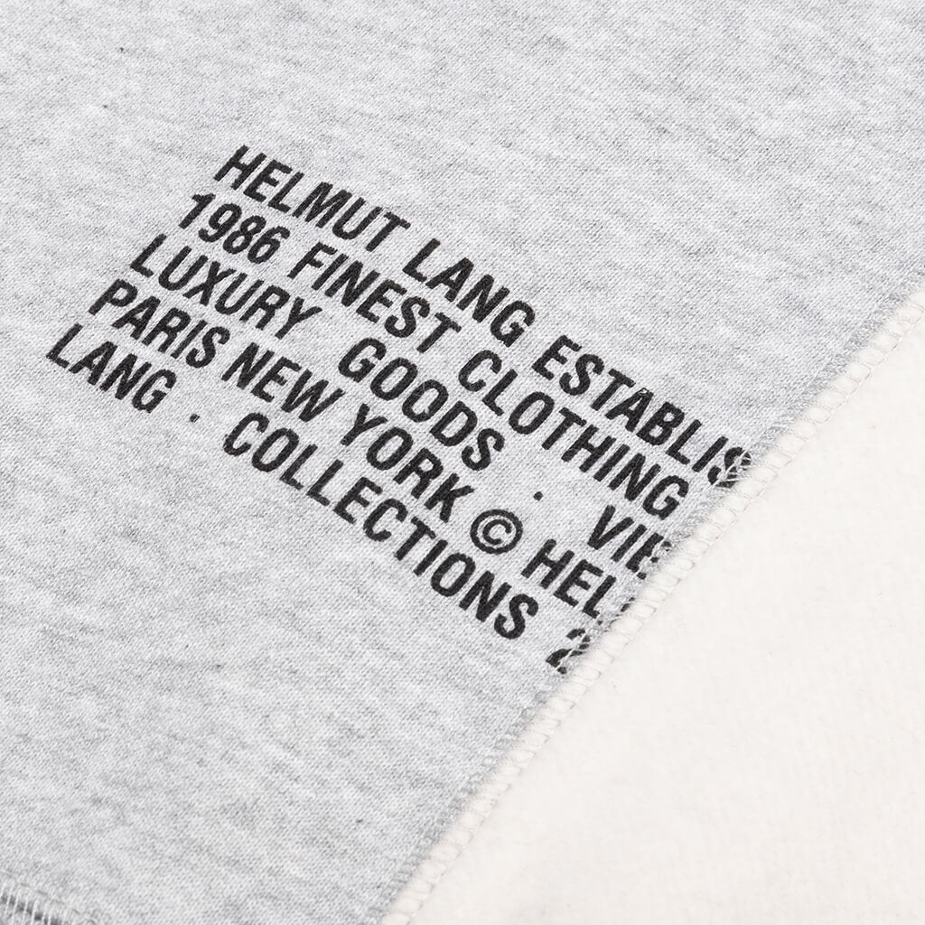 Colorblock Crewneck - Light Heather Grey
